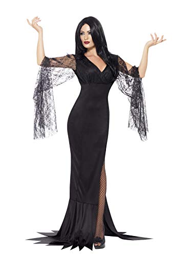 Smiffys Immortal Soul Costume, Black with Dress, Halloween Adult Fancy Dress, Vampire Dress Up Costumes